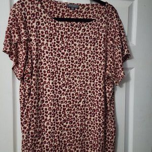 Principles animal print top‎ Size XL